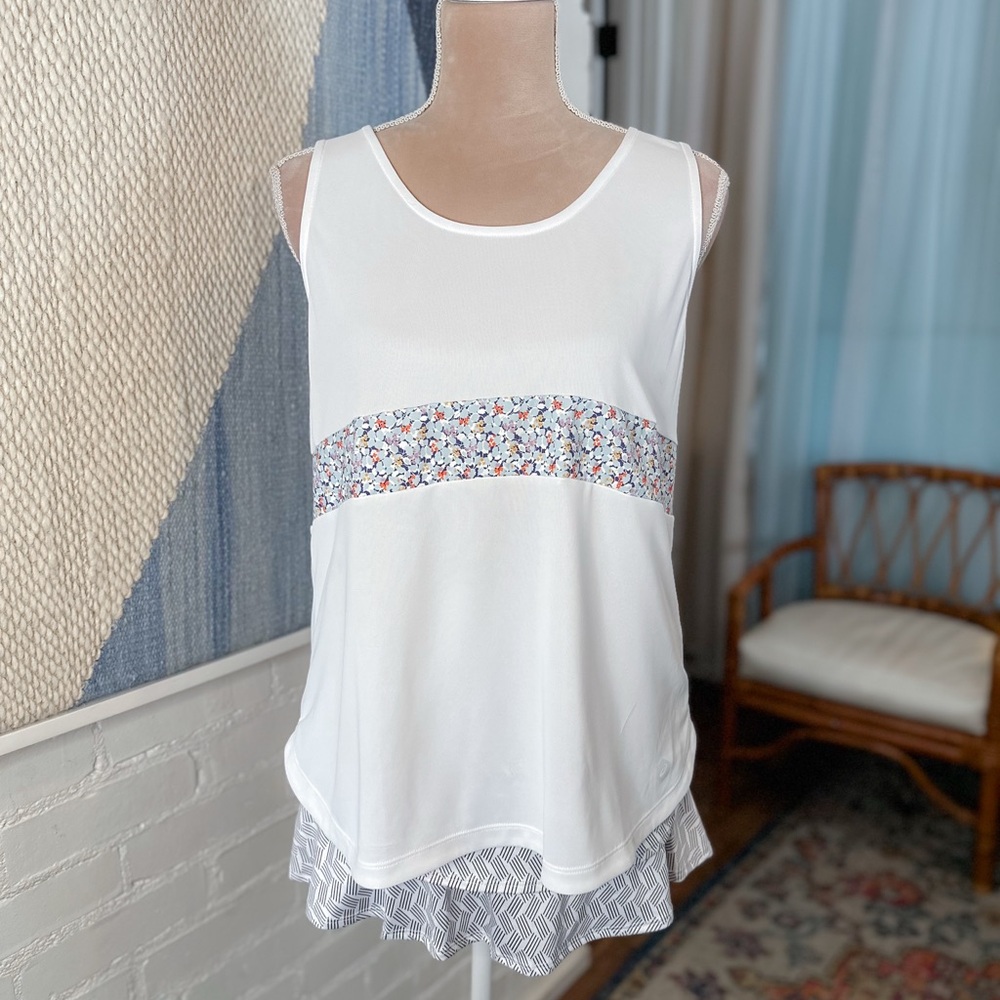 NWT Asics Athletic Tank Top with Liberty Fabric